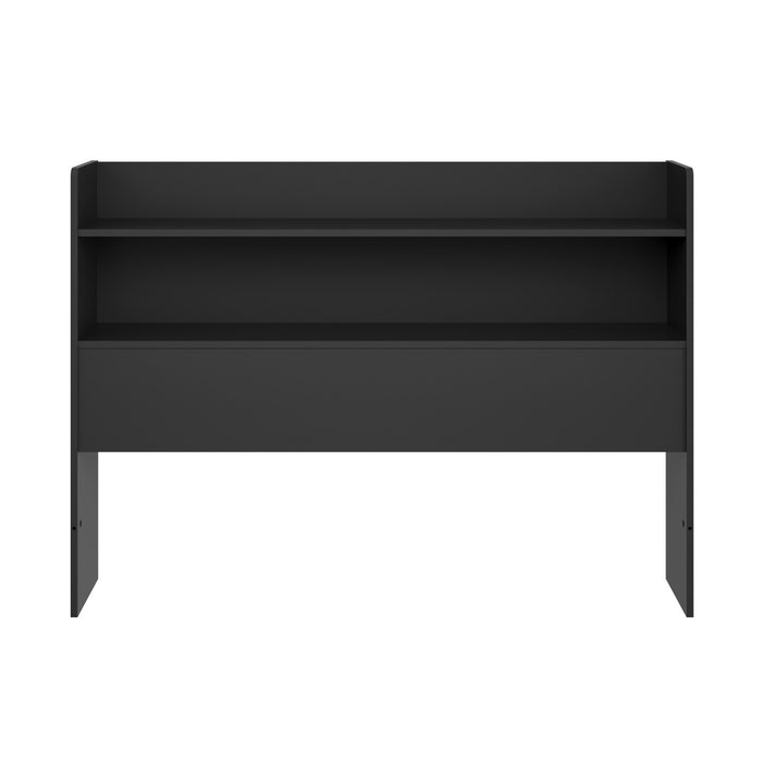Nordika Hunter Bookcase Full Headboard - Black