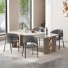 Ethan Set of 4 Modern Corduroy Upholstery Side Chair with Angled Legs and Adjustable Feet,Beige Dining Chair
