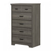 Versa 5-drawer Chest - Gray Maple