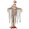 Outsunny 68\" Life Size Halloween Animated Pumpkin Clown, Indoor Party Props