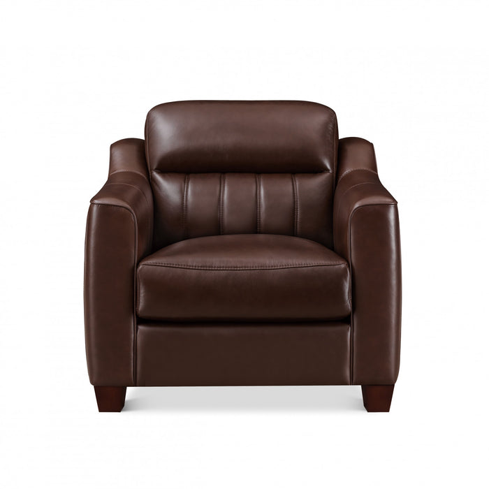 Hydeline Uptown Leather Chair - Brown