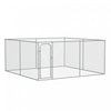 Pawhut 172 Sq. Ft. Dog Playpen Outdoor, Walk-in Dog Run Kennel Puppy Exercise Pen With Galvanized Steel Frame, For Small And Medium Dogs, 13' X 13' X 6'