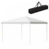 Outsunny 13' X 13' Pop Up Gazebo, Height Adjustable Party Tent, White