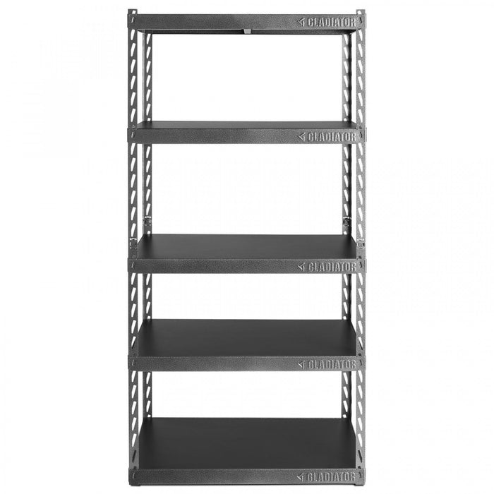 Gladiator 36\" Wide EZ Connect Rack with Five 18\" Deep Shelves - Hammered Granite