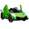 Aosom 12v Electric Powered Ride-On Car With Butterfly Doors, 4.3mph Kids Ride-on Toy For Boys And Girls With Remote Control, Bluetooth, Horn Honking, Music, Lights, Green