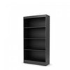 Axess 4-shelf Bookcase - Pure Black