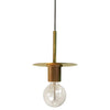 Dainolite Roswell 1 Light Pendant Medium Aged Brass Lamp