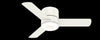 Minimus Ceiling Fan with Light Fixture - White