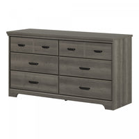 Versa 6-drawer Dresser - Gray Maple