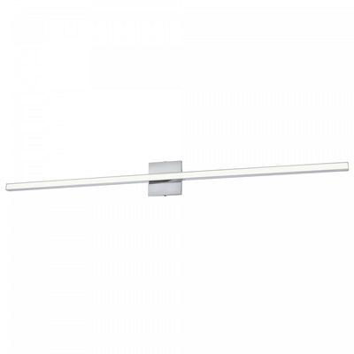 Dainolite Arandel Vanity Light 36w LED Polished Chrome White Acrylic Diffuser Lamp|Lumière de coiffeuse Arandel de Dainolite en acrylique blanc qui diffuse la lumière, avec fini chromé poli et ampoule à DEL de 36 W