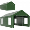Outsunny Carport, 12 X 20ft Portable Garage, Dark Green