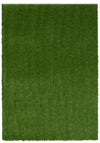 Contemporary 5'0\" x 7'0\" Faux Grass Rug in Green Outdoor Area Rug