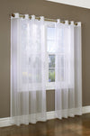Voile White Grommet Curtain Panel - 52\" X 84\"