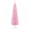 Homcom 6ft Pencil Slim Artificial Christmas Tree With 390 Realistic Branches