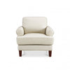 Hydeline Sarina Leather Chair - Vanilla