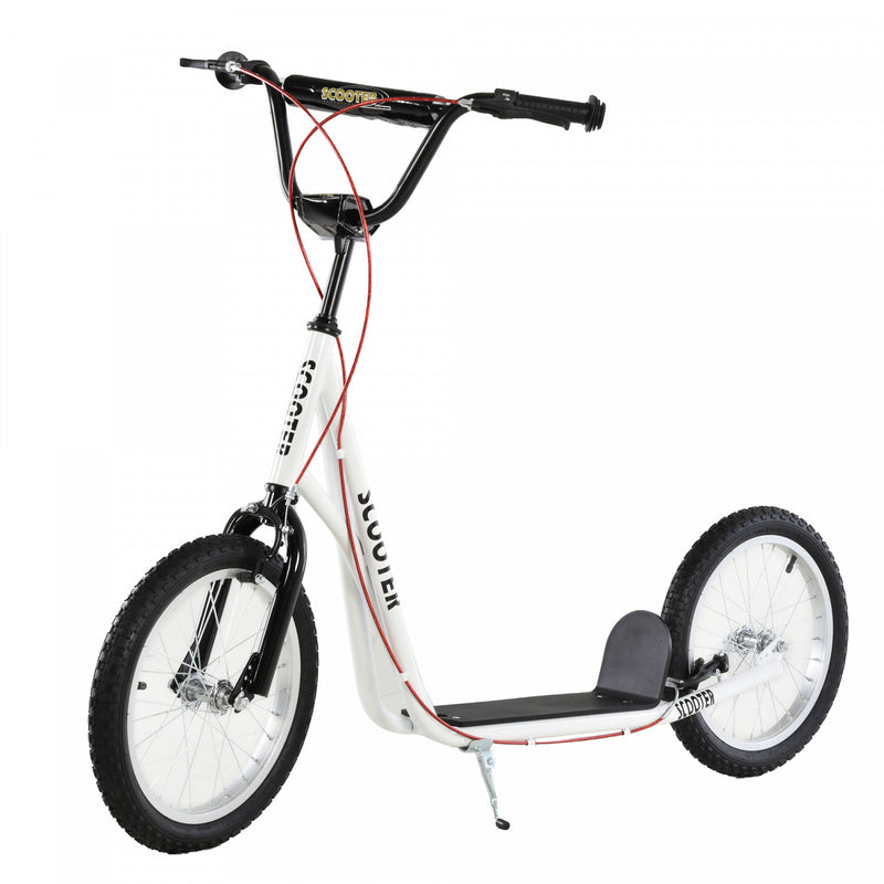 Aosom Youth Scooter Street Kick Scooter For Teens Kids Ride