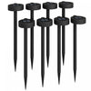 Outsunny 8-pack Solar Garden Lights, Landscape Yard Solar Pathway Lights