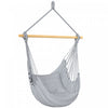 Outsunny Hammock Chair, Swing Hanging Macrame Chair, Grey