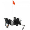 Soozier Bike Cargo Trailer, Bicycle Trailer with Quick Release 16\" Wheels