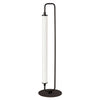 Dainolite Freya 1 Light LED Table Lamp Matte Black White Acrylic