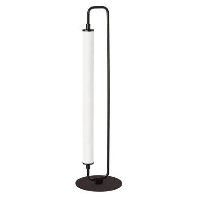 Dainolite Freya 1 Light LED Table Lamp Matte Black White Acrylic|Lampe de table Freya de Dainolite en acrylique blanc, avec fini noir mat et 1 ampoule à DEL