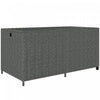 Outsunny 162 Gallon Rattan Deck Box with Wheels and Waterproof Liner