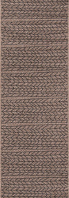 Linden Contemporary 2'0\" x 10'0\" Runner Rug in Brown Indoor Area Rug