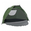 Outsunny Pop Up Tent, Beach Tent, Uv Protected Sun Shelter With Carry Bag And Ground Stakes For 2-3 Person, Green
