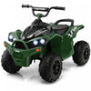 Costway 12v Battery Powered Kids Ride On Atv Electric 4-wheeler Quad Car With Mp3 & Light