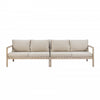 Teagon Natural Beige Outdoor Patio Loveseat - Set of 2