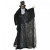 Outsunny 6FT Life Size Halloween Grim Reaper Groom Decor with Light Up Eyes