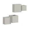 Dalya 2-Piece Outdoor Wall Planter - Greige