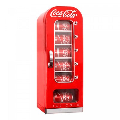 Coca-Cola Retro 10 Can Vending Compact Refrigerator|Réfrigérateur compact rétro Coca-Cola de style distributeur automatique pour 10 cannettes