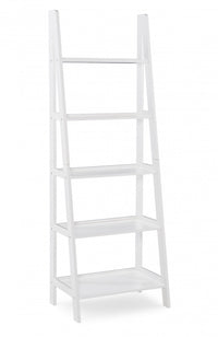 Acadia Ladder Bookcase - White