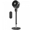 HOMCOM 20dB Standing Fan, 70°+90° Auto Oscillating Fan with 8 Speeds