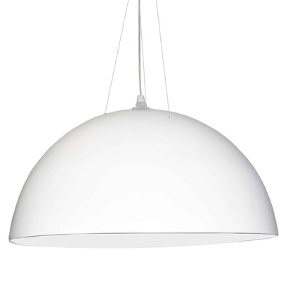 Dainolite Dome 3 Bulb Pendant White Finish Lamp|Luminaire suspendu Dome de Dainolite avec fini blanc et 3 ampoules