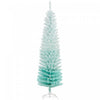 Homcom Slim Artificial Christmas Tree, Pencil Xmas Tree, Gradient Blue