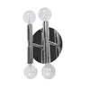 Dainolite Ava 4 Light Wall Sconce Polished Chrome Lamp