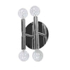 Dainolite Ava 4 Light Wall Sconce Polished Chrome Lamp