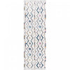 Lola Chevron Shag Area Rug - 2'7\" x 8'
