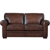 Hydeline Brookfield Leather Loveseat - Brown