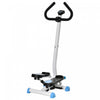 Soozier Twist Stepper Height Adjustable Step Machine W/ Lcd Monitor, White