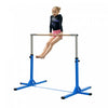 Soozier Professional Gymnastics Bar For Kids, Toddler Home Gymnastics Equipment With 13-level Adjustable Height, Gym Fitness, Blue