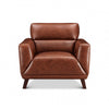 Hydeline Jake Leather Chair - Brown