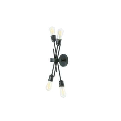 Dainolite Nebraska 4 Light Wall Sconce Espresso Finish Lamp|Applique murale Nebraska de Dainolite avec fini espresso et 4 ampoules