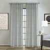 Habitat Trenton Grey Light Filtering Dual Header Curtain Panel - 52 x 84