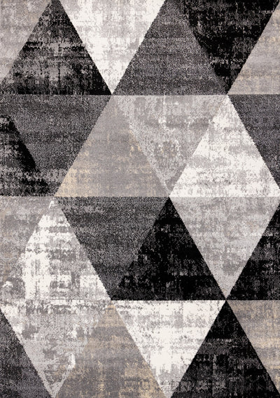 Covington Distressed Triangles Area Rug - 7'10" x 10'6"|Carpette Covington à motifs de triangles vieillis - 7 pi 10 po x 10 pi 6 po