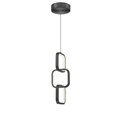 Dainolite Patsy LED Pendant 20w Matte Black White Silicone Diffuser Lamp|Luminaire suspendu Patsy de Dainolite en silicone blanc qui diffuse la lumière, avec fini noir mat et ampoule à DEL de 20 W