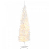 Homcom 6' Prelit Artificial Christmas Tree With Warm White Led Lights