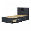 Ulysses Storage Bed And Bookcase Headboard Set Blueberry - South Shore